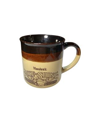 Vintage 1989 Hardee’s Rise & Shine Homemade Biscuits Coffee Mug